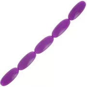 16x7mm Resin Olive Beads - Plum x12