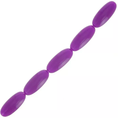 16x7mm Resin Olive Beads - Plum x12