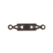 spacer rectangle18mm natural brass x1|raw }}