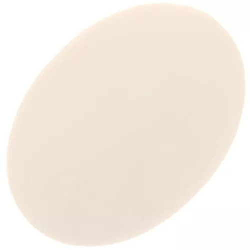 18x13 mm oval cabochon in opaque resin - Ecru x1