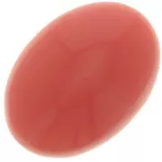18x13 mm oval cabochon in opaque resin - Terracotta x1