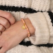 4x5mm Flattened bicones - Fine Gold plated x6