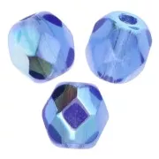 Facets 4 mm Dark Sapphire AB x50