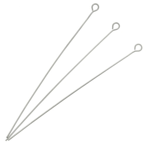 70x0.7mm 304 Stainless steel eye pins x6