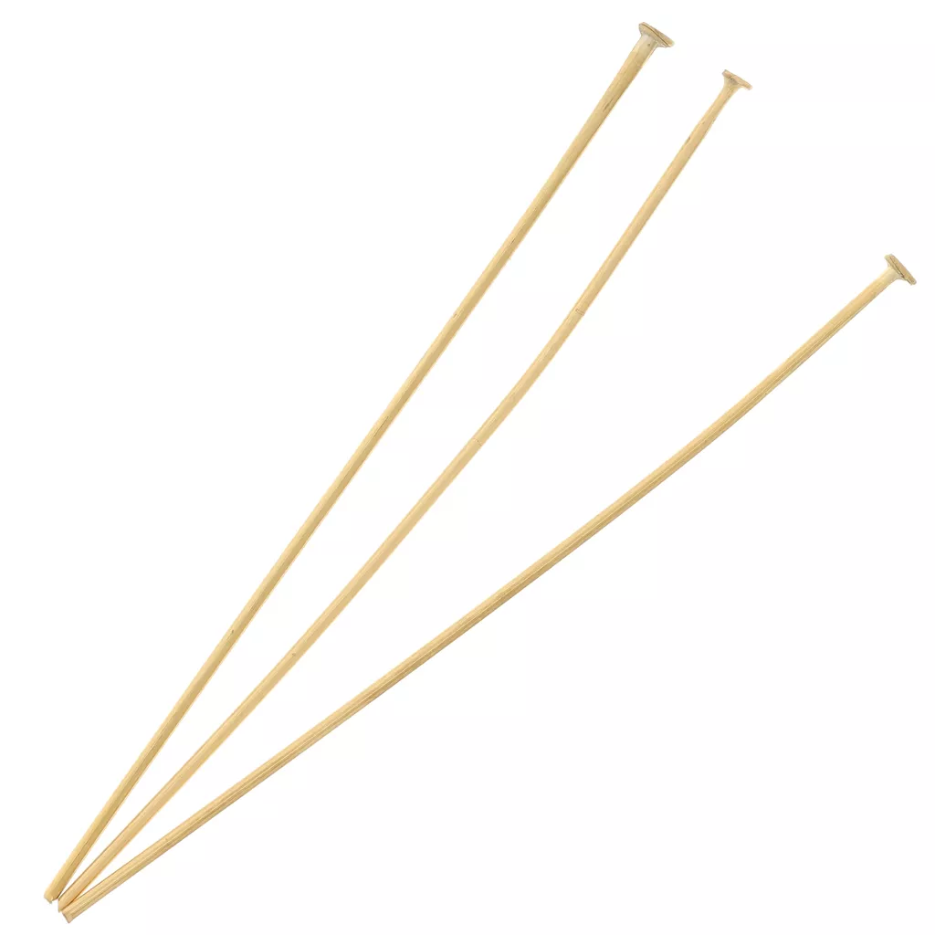 50x0.7mm 304 Stainless Steel Head Pins - Gold Tone x6