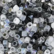 Mix Miyuki Delica 11/0 - Salt And Pepper x8g