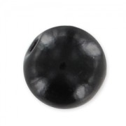Wooden round beads 10mm black x10|raw }}