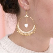 40mm 304L Stainless Steel Hoop Earrings to decorate x2