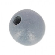 Wooden round beads 10mm Grey x10|raw }}