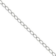 1.4 mm 304 Stainless steel Rombo mesh chain x1m