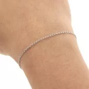 1.55mm 304 stainless steel Rombo mesh chain x1m