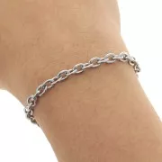 4.6mm 304 Stainless Steel cable mesh Chain x50cm