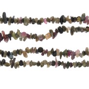 3 - 5mm gemstone chips - Tourmaline x84cm