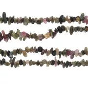 3 - 5mm gemstone chips - Tourmaline x84cm