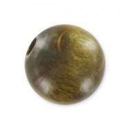 Wooden round beads 8mm Olive green x20|raw }}