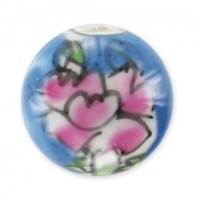 Ceramics rounds 16mm Pink/Blue x1|raw }}