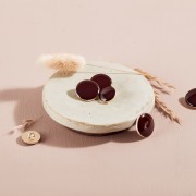 15mm Metal sewing button with tail - Atelier Brunette Dotty - Rust x1|raw }}