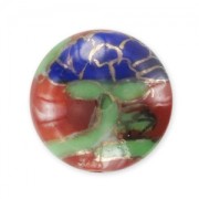 Ceramics rounds 14mm Blue/Rust x1|raw }}