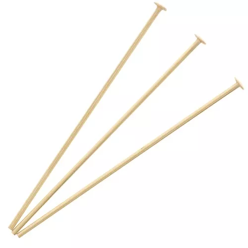 31x0.6mm Gold-Filled Head Pins x10