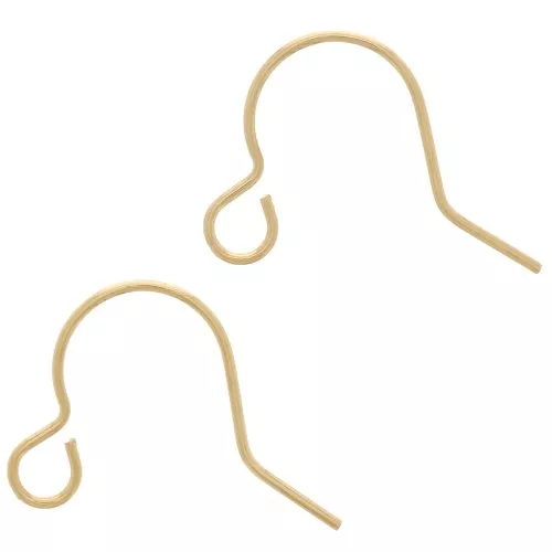 10mm Gold filled Earwires x2