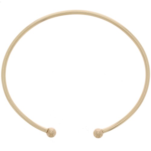 2.2mm Gold filled Bracelet with unscrewable balls x17.5cm