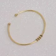 2.2mm Gold filled Bracelet with unscrewable balls x17.5cm
