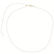 1.1mm Gold filled cable mesh adjustable choker x57cm