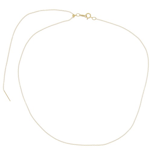 1.1mm Gold filled cable mesh adjustable choker x57cm