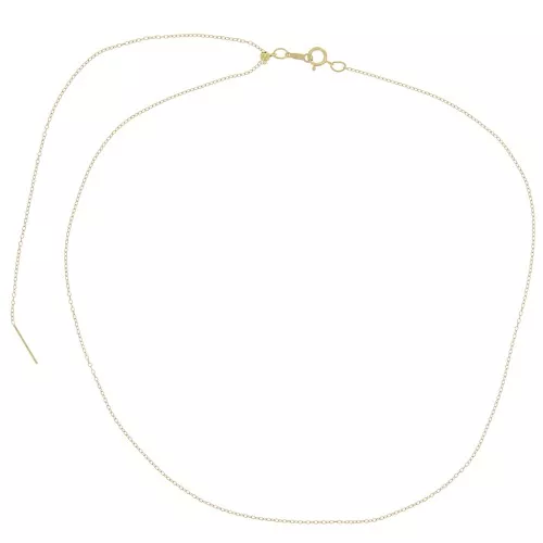 1.1mm Gold filled cable mesh adjustable choker x57cm