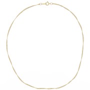 1.6mm Gold filled Singapore mesh choker x41cm|raw }}