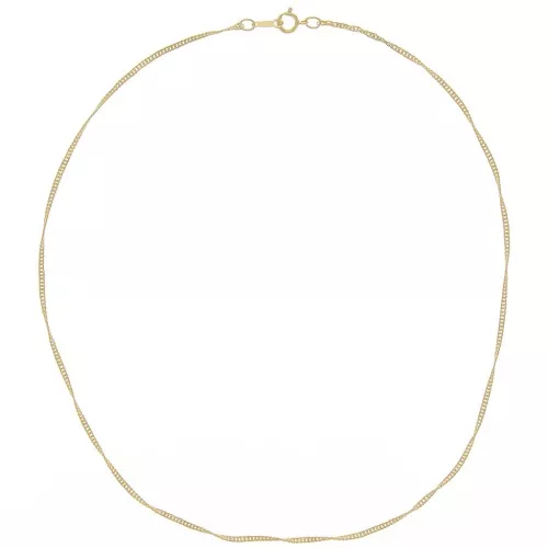 1.6mm Gold filled Singapore mesh choker x41cm