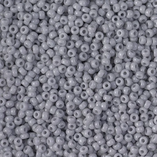 Miyuki Seed beads 11/0 0498 - Opaque Cement Gray x8g