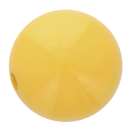 8mm Opaque resin bead - Ochre x1