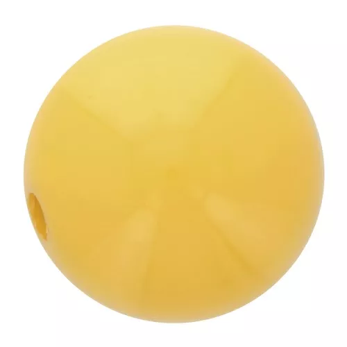8mm Opaque resin bead - Ochre x1
