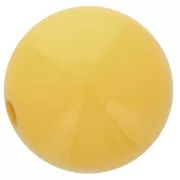 12mm Opaque resin bead - Ochre x1