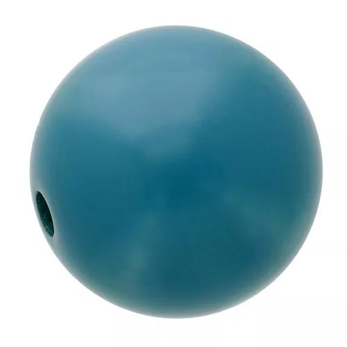 8mm Opaque resin bead - Pigeon Blue x1