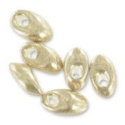 Long Magatama Miyuki 4x7mm LMA-4201 - Duracoat Galv. Silver x 10g