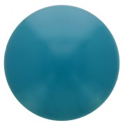 14mm Opaque resin cabochon - pigeon Blue x1|raw }}