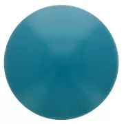 14mm Opaque resin cabochon - pigeon Blue x1
