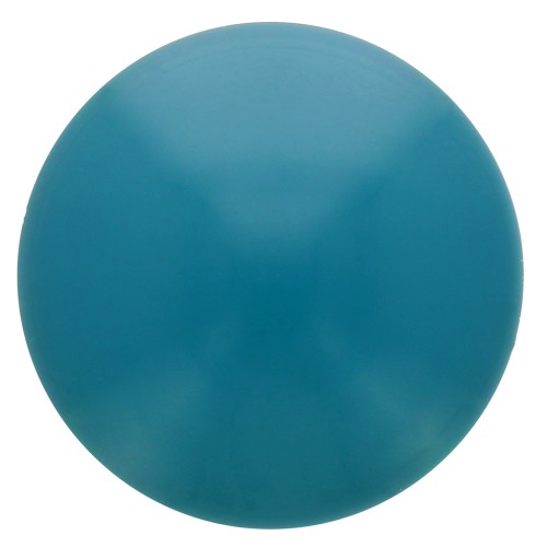 14mm Opaque resin cabochon - pigeon Blue x1
