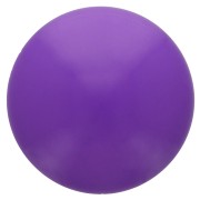 14mm Opaque resin cabochon - Purple x1