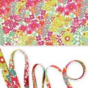 Bias ribbon Liberty Margaret Annie Fuchsia x 1m|raw }}
