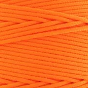 Braided nylon thread 1.1mm Orange Fluo x1m