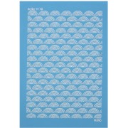 74x105mm Moiko Silk Screen for Polymer clay - Rainbow pattern 17.10 x1|raw }}