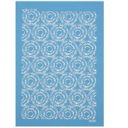 74x105mm Moiko Silk Screen for Polymer clay - Dotted circle pattern 17.26 x1|raw }}