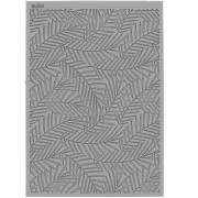 97x68mm Moiko texture plate for polymer clay - Jungle leaf pattern 7.21 x1|raw }}