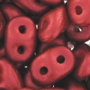 SuperDuo 2.5x5mm Red Metallic Mat x10g