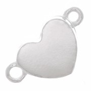 6mm 925 Sterling Silver Magnetic Heart Clasp x1