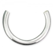 half Ring base  Sterling Silver 925 (Big size) x1|raw }}