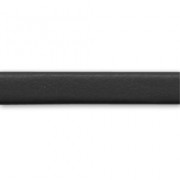 3mm Double sided lace of composition leather - Black x1m|raw }}